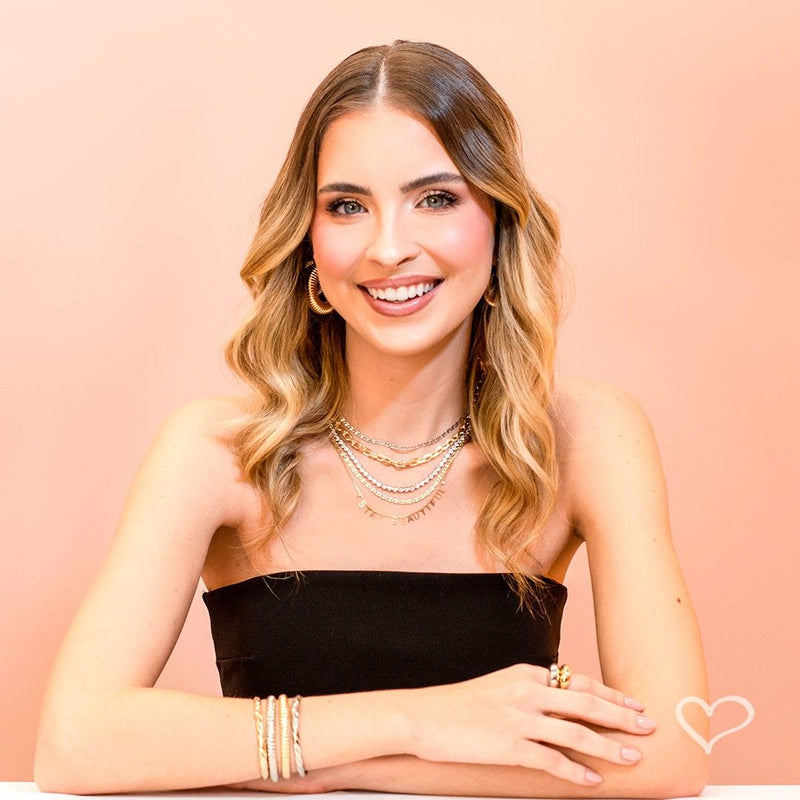 Choker Elos Dua Folheada a Ouro 18k Mônica