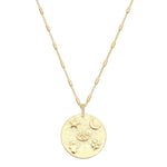 Colar Mandala Luz, Proteção, Energia e Sorte Folheado a Ouro 18k