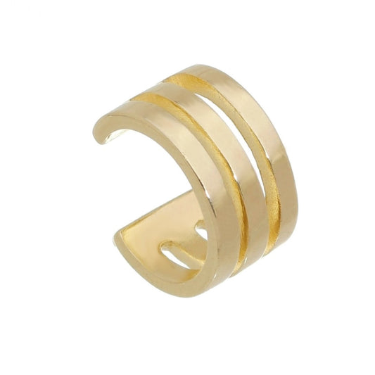 Piercing de Encaixe Fellipa 3 Argolas Folheado a Ouro 18k