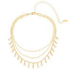 Tornozeleira Piuka 3 Voltas Malu Zirconia Folheada a Ouro 18k