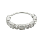 Piercing de Furo Piuka Argola P Lucy 8mm Zircônia Prata