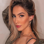 Piercing de Furo Piuka Argola P Reilly Zircônia Dourado