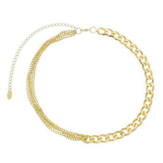 Choker Piuka Billy Elos Grumet Folheado a Ouro 18k