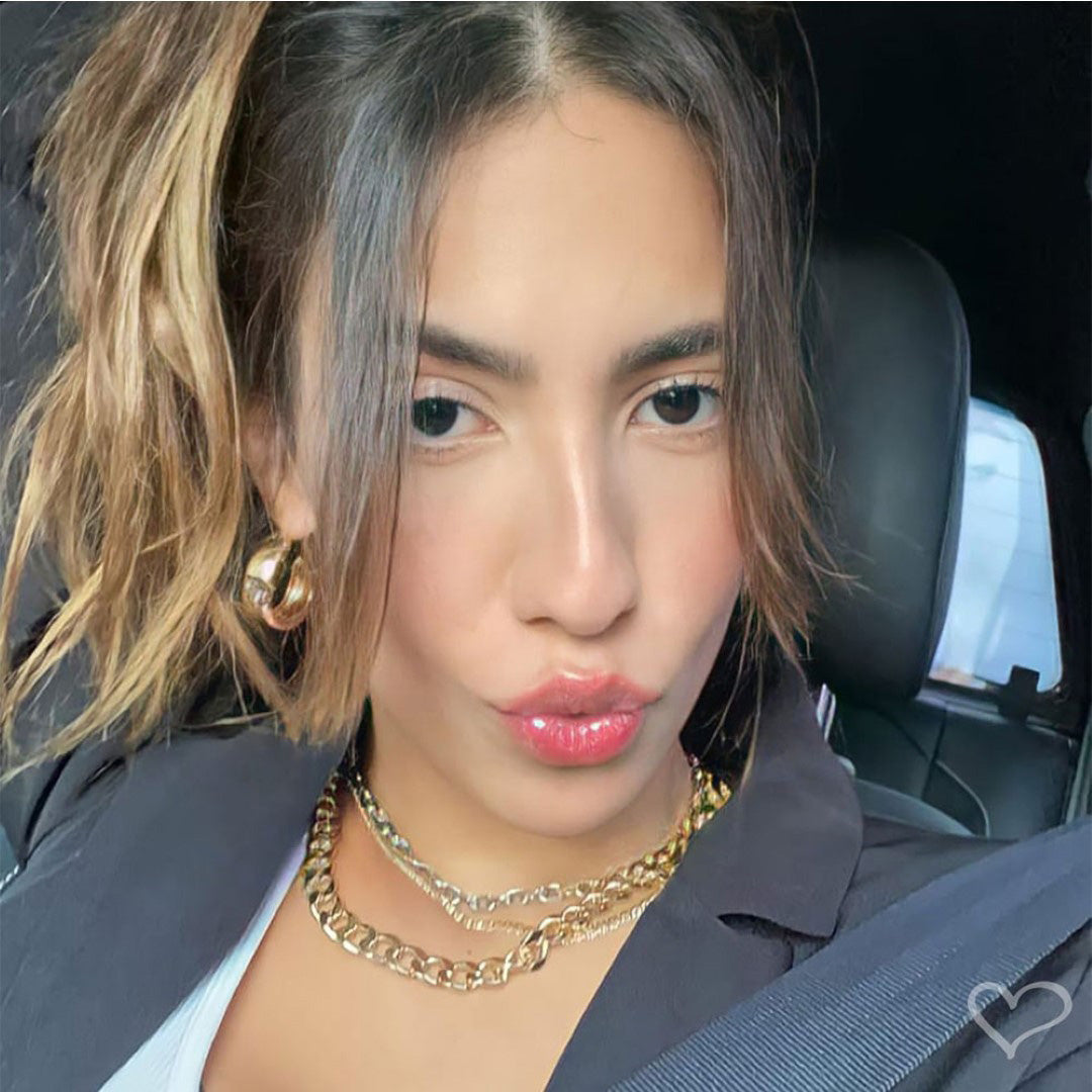 Choker Piuka Cami Elos Grumet Folheada a Ouro 18k