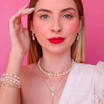 Choker Piuka Lanis Pérolas de Água Doce