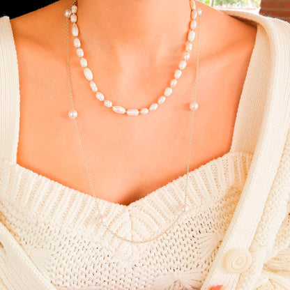 Choker Piuka Lanis Pérolas de Água Doce