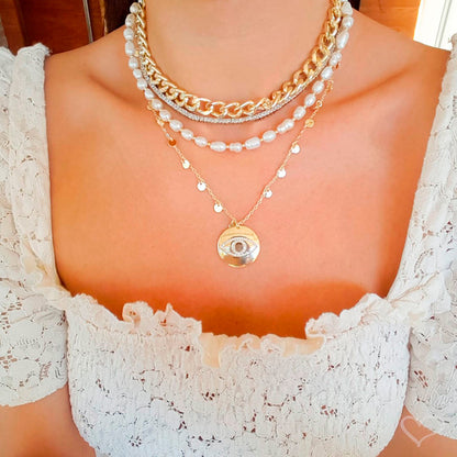 Choker Piuka Lanis Pérolas de Água Doce