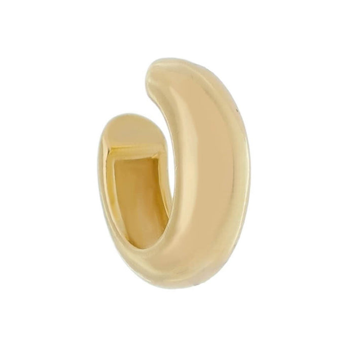 Piercing de Encaixe Piuka Zac Argola Lisa Folheado a Ouro 18k