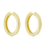 Brinco de Argola Yanca Folheado a Ouro 18k