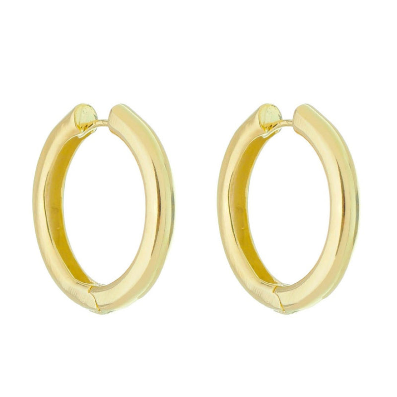 Brinco de Argola Yanca Folheado a Ouro 18k