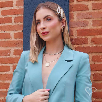 Brinco de Argola Yanca Folheado a Ouro 18k