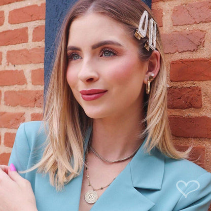 Brinco de Argola Yanca Folheado a Ouro 18k