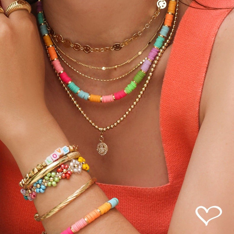 Bracelete Feminino Folheado a Ouro 18k Tubo Torcido Lih