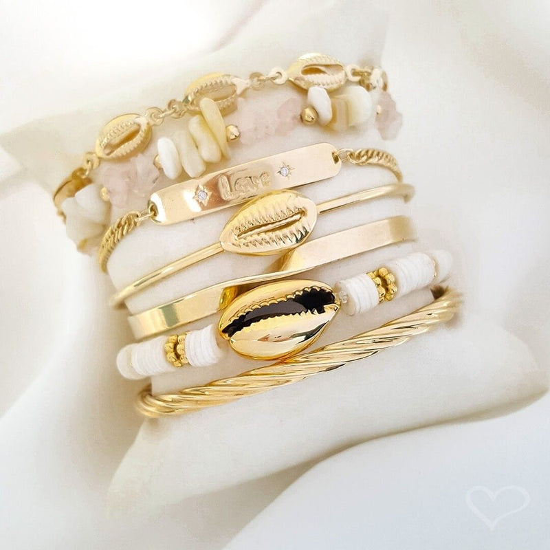 Bracelete Feminino Folheado a Ouro 18k Tubo Torcido Lih