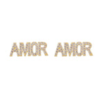 Brinco Mimi Amor Zircônia Folheado a Ouro 18k