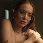 Brinco de Argola Tubo Torcido Camila G Folheado a Ouro 18k