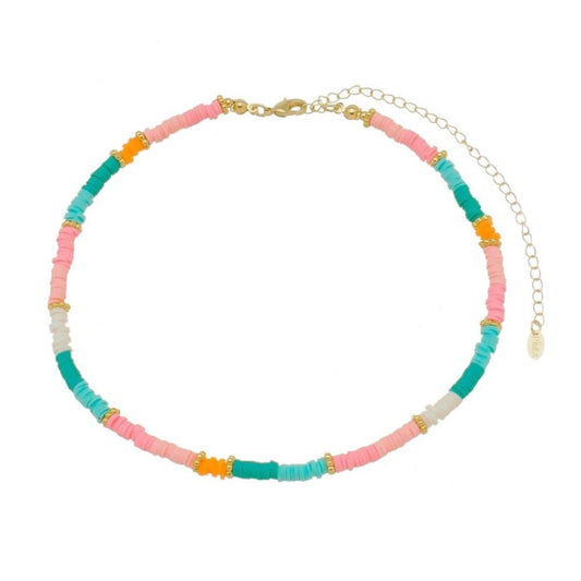 Choker Piuka Maui Fimos Candy Colors