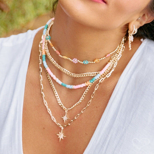 Choker Piuka Maui Fimos Candy Colors