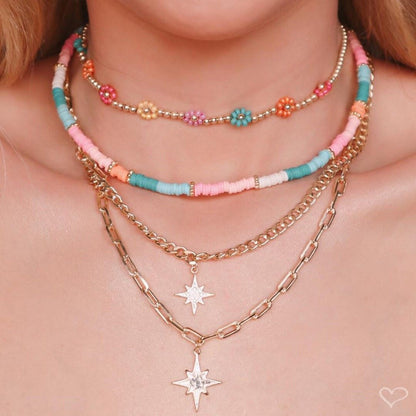 Choker Piuka Maui Fimos Candy Colors