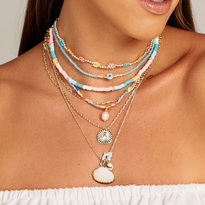Choker Piuka Maui Fimos Candy Colors