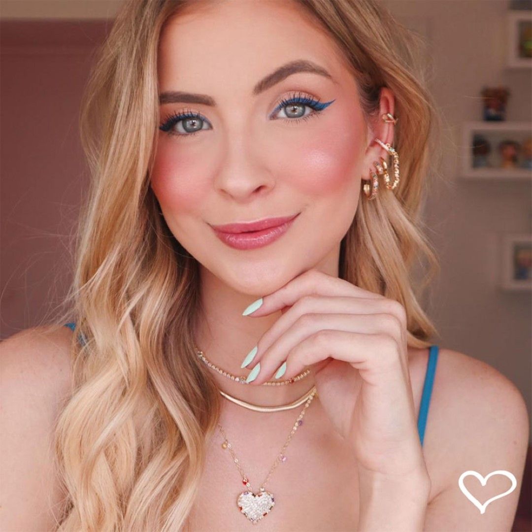 Choker Piuka Fernanda Malha Fina Metal Folheada a Ouro 18k