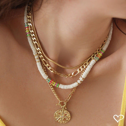 Choker Piuka Yanca Elos Folheado a Ouro 18k