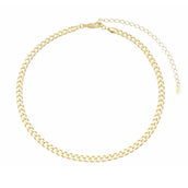 Choker Piuka Frida Elos Groumet Folheado a Ouro 18k
