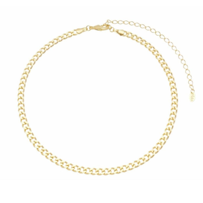 Choker Piuka Frida Elos Groumet Folheado a Ouro 18k