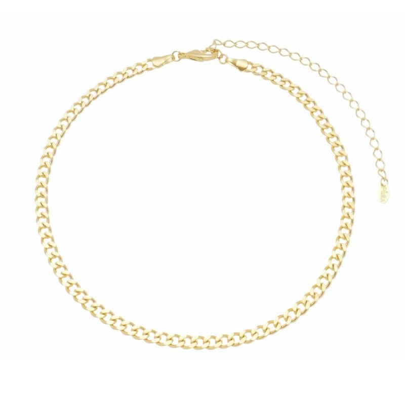 Choker Piuka Frida Elos Groumet Folheado a Ouro 18k