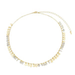Choker Piuka Tayla Medalhas Ponto de Luz Folheada a Ouro 18k