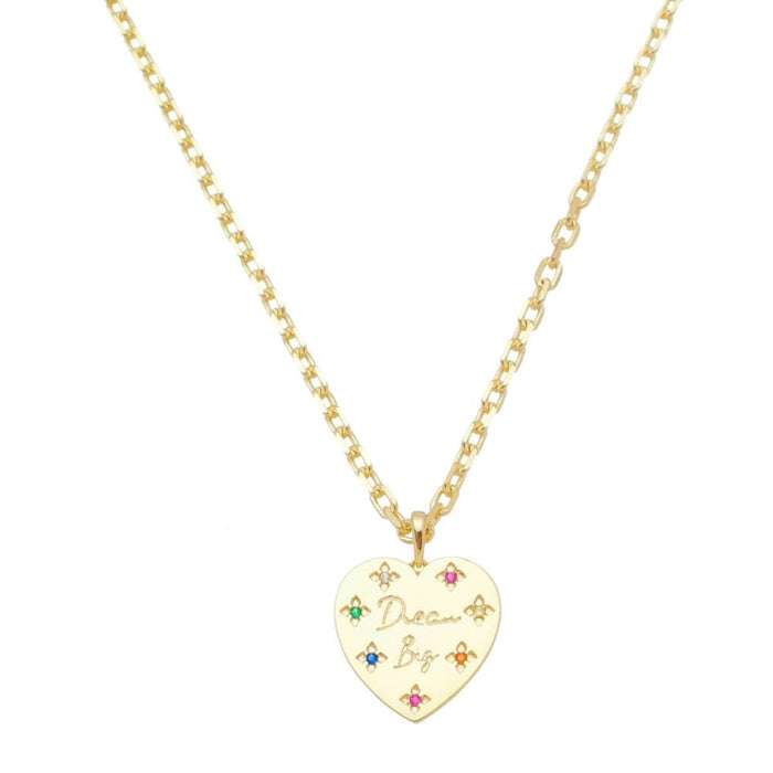 Colar Feminino Beatrice Dream Big Zircônias Coloridas Folheado a Ouro 18k