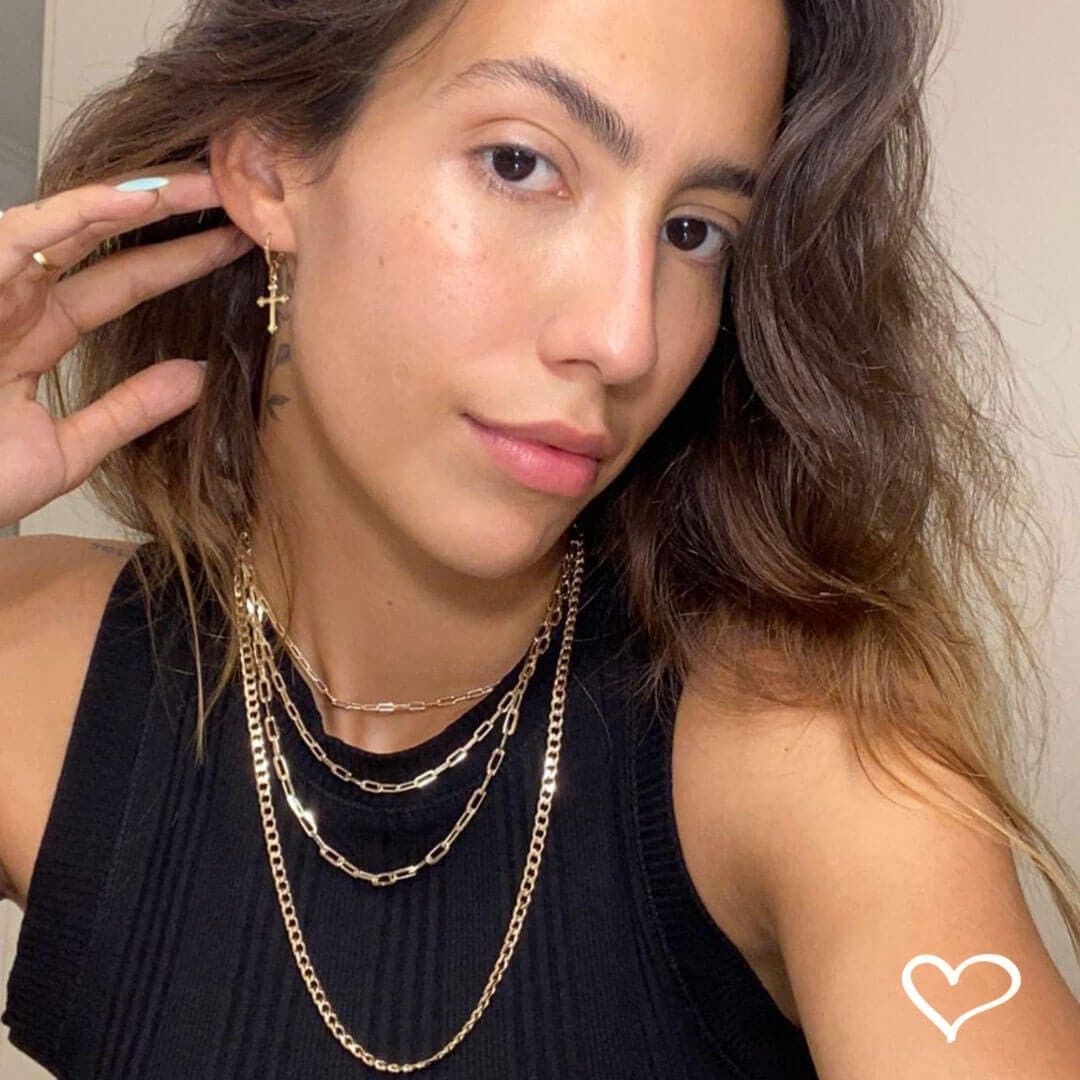 Colar Longo Margo Elos Folheado a Ouro 18k