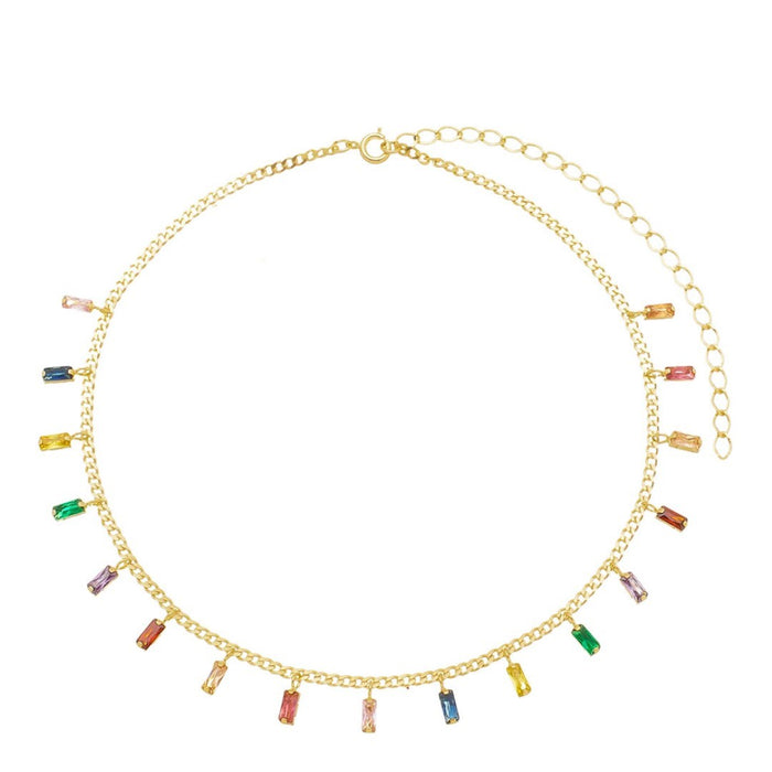 Colar Feminino Medalha Be Kind Folheado a Ouro 18k