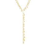 Colar Gravatinha Ely Pérolas Folheado a Ouro 18k