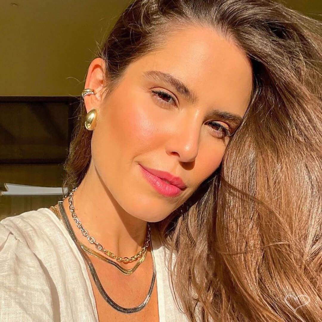 Choker Piuka Mônica Dua Elos Folheada a Ouro 18k e Folheada em Ródio Branco