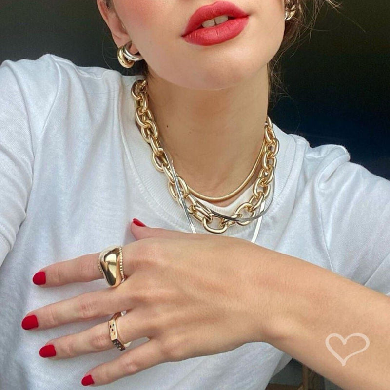 Brinco de Argola Tubo Lele P Folheado em Ródio Branco