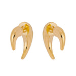 Brinco Piuka Becky Vintage Geométrico Folheado a Ouro 18k