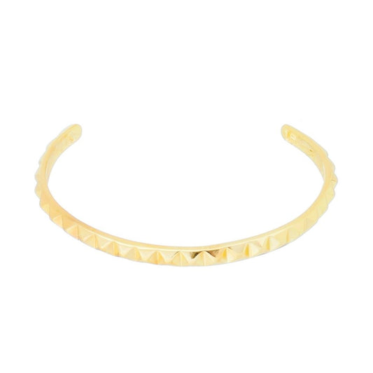 Bracelete Feminino Folheado a Ouro 18k Metal Spike Isabeli