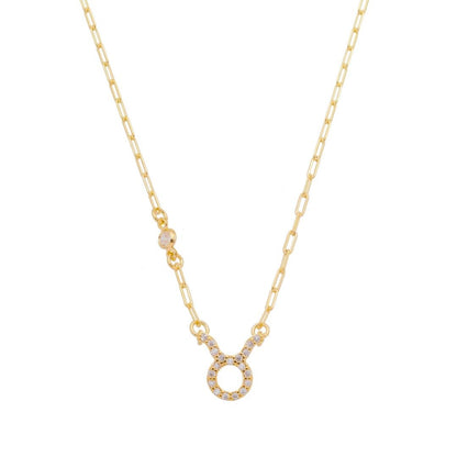 Colar de Signos Zircônias Folheado a Ouro 18k