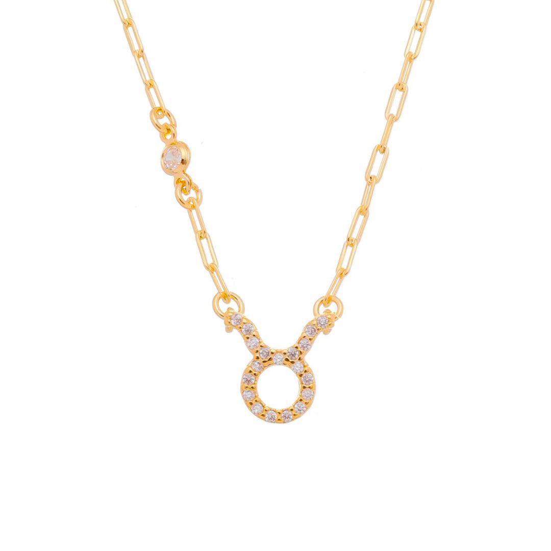 Colar de Signos Zircônias Folheado a Ouro 18k