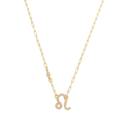 Colar de Signos Zircônias Folheado a Ouro 18k