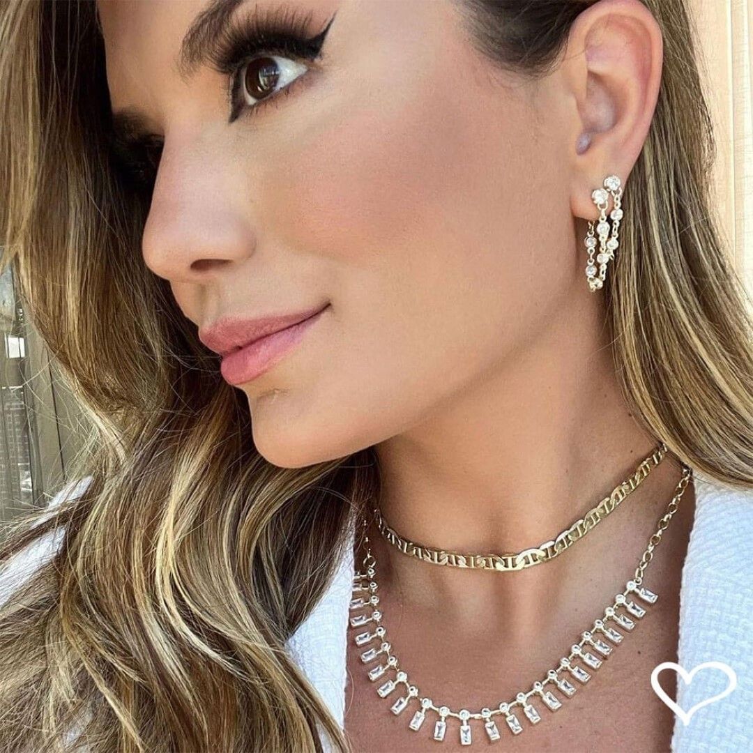 Choker Piuka Louise Elos Folheado a Ouro 18k