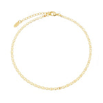 Tornozeleira Piuka Estela Folheada a Ouro 18k