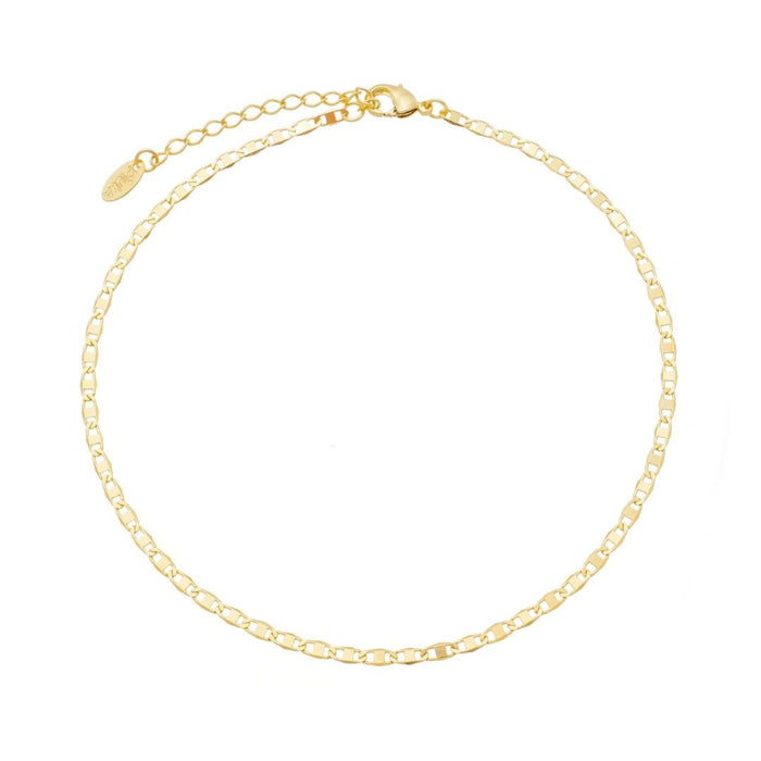 Tornozeleira Piuka Estela Folheada a Ouro 18k