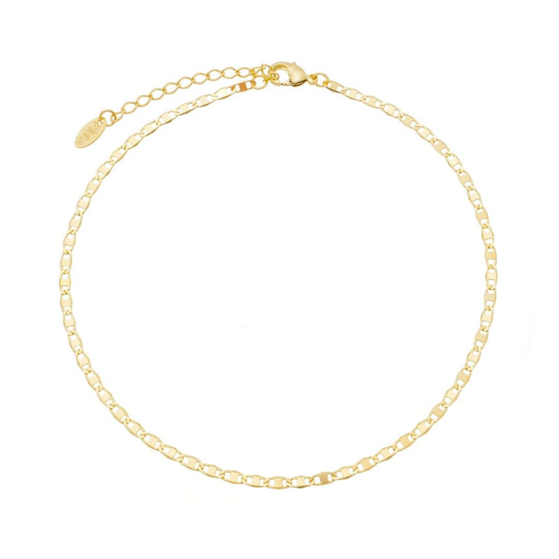 Tornozeleira Piuka Estela Folheada a Ouro 18k