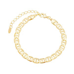 Pulseira Folheada a Ouro 18k Elos Louise