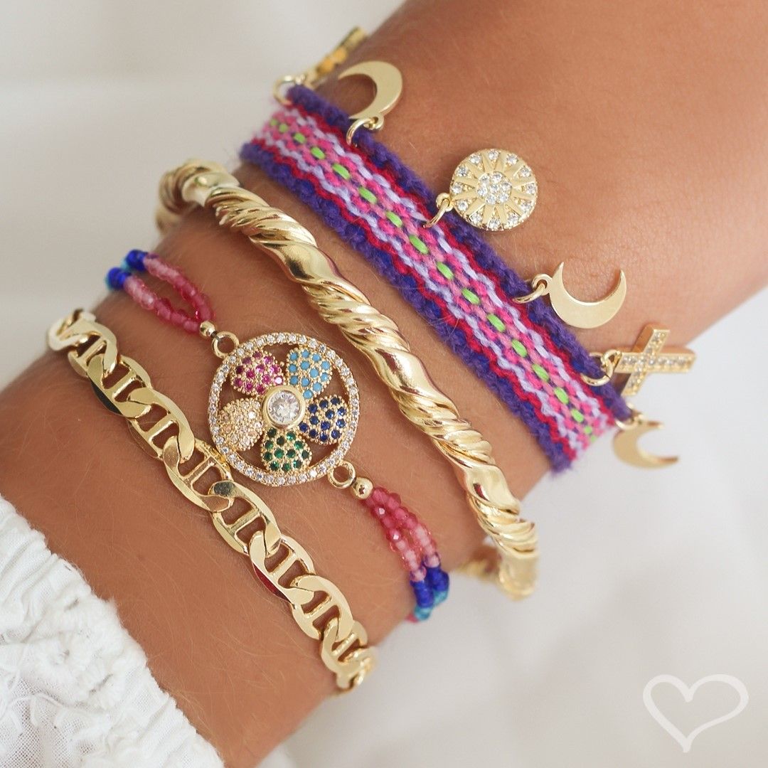 Pulseira Folheada a Ouro 18k Elos Louise