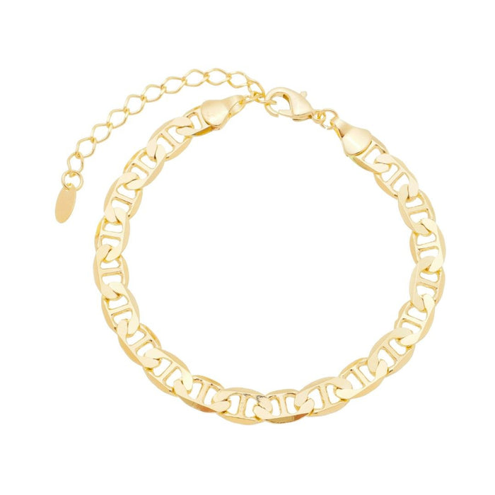 Tornozeleira Piuka Louise Elos Folheado a Ouro 18k