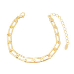 Tornozeleira Piuka Natália Elos Folheado a Ouro 18k