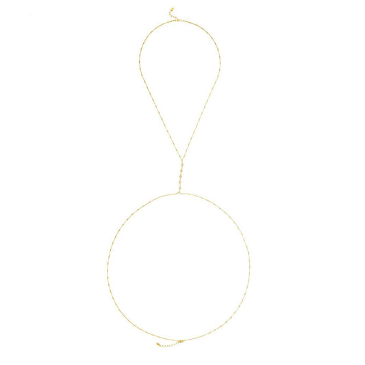 Body Chain Piuka Rachel Zircônias Folheada a Ouro 18k
